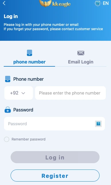 KK Eagle Game Login