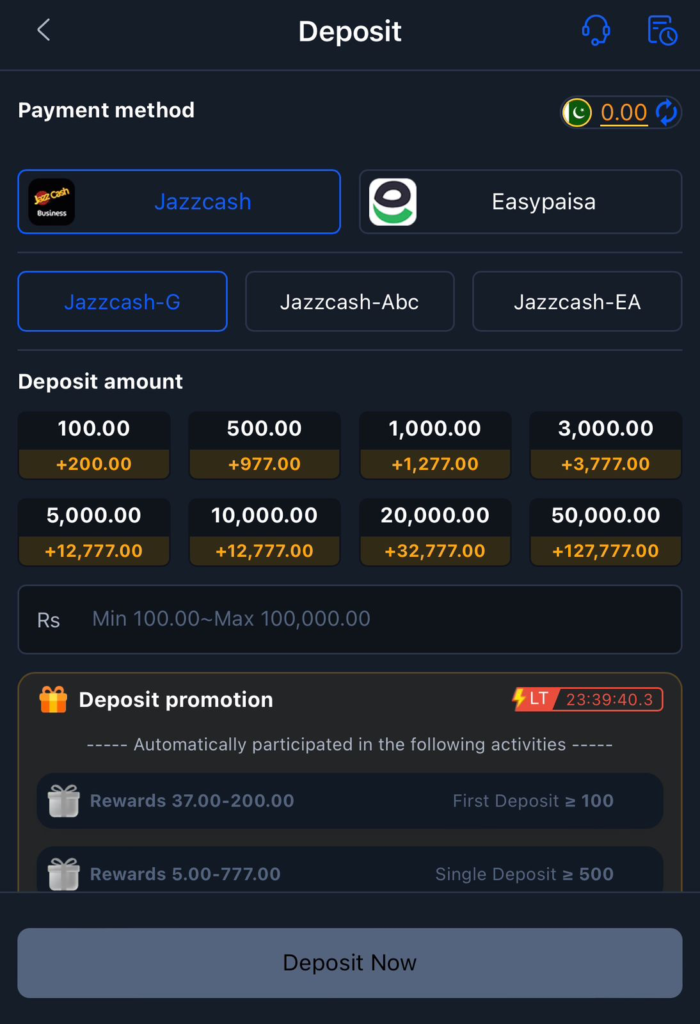 OK37 Game Deposite
