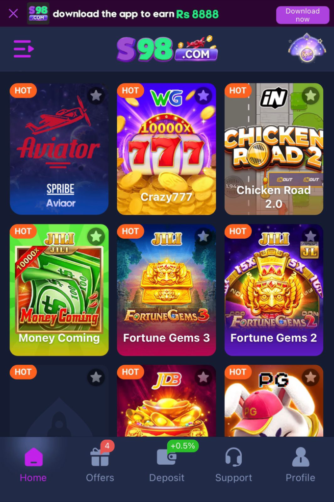 S98 Game Apps